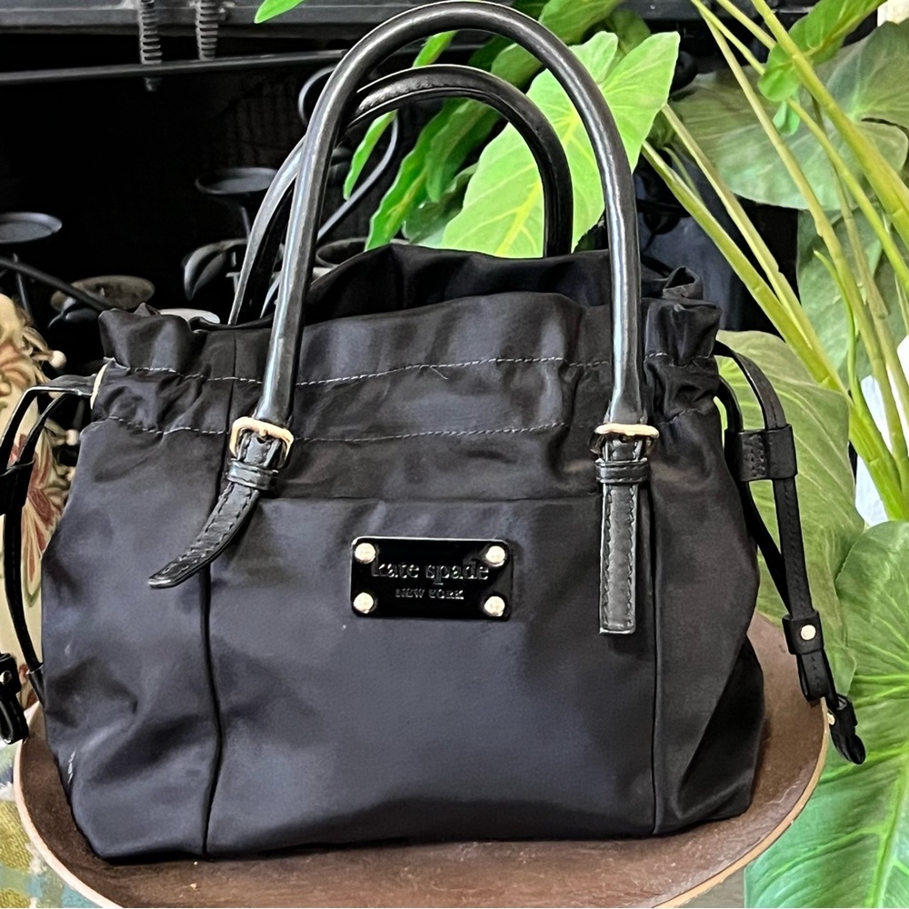 Kate Spade New York Westbury Black Nylon Drawstring Bag